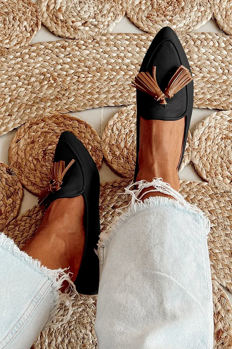 Vesperia - Modern Moccasin with Fringes