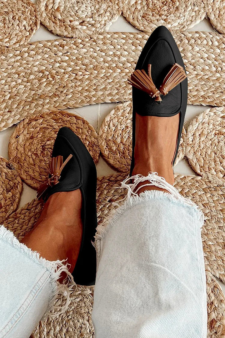Vesperia - Modern Moccasin with Fringes