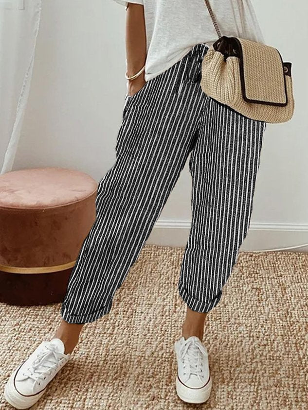 Comfortable and Elegant Fluid Trousers