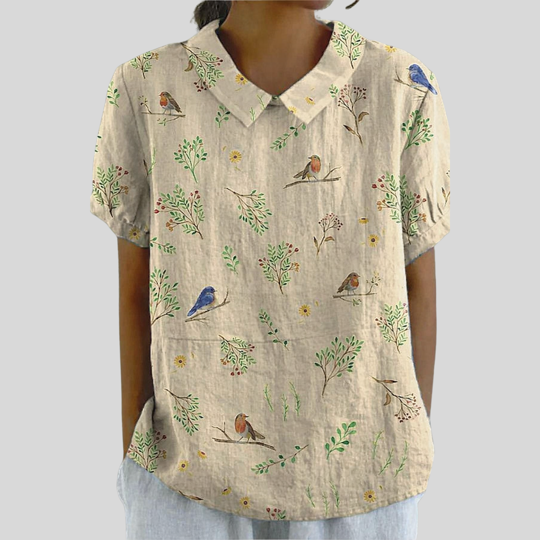 Elegant Comfortable Floral Top
