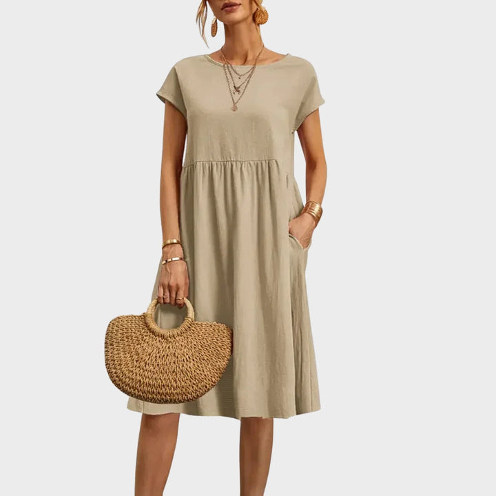 Ankica - Simple dress with pockets