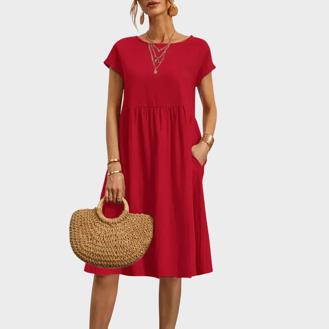 Ankica - Simple dress with pockets
