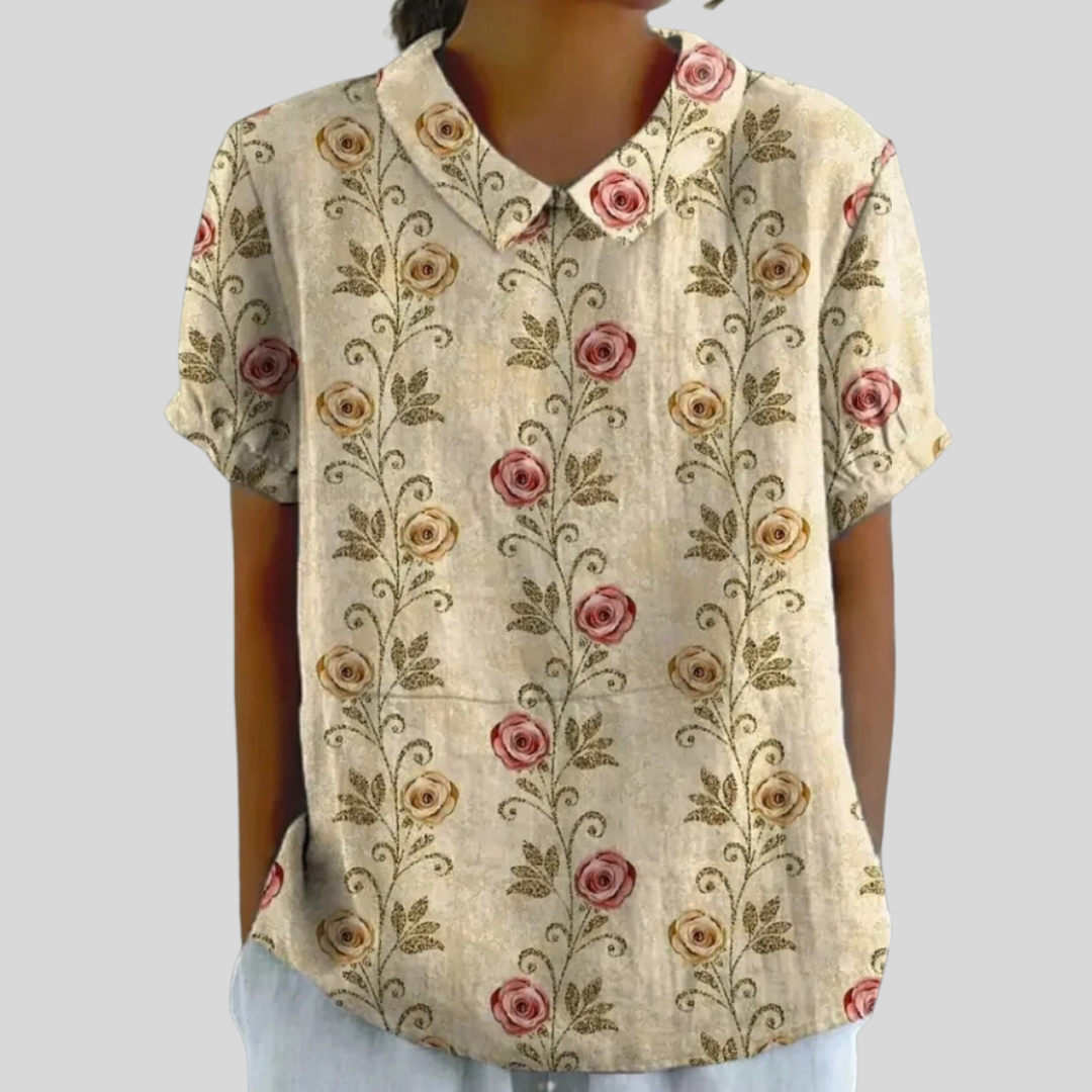 Floral Top Comfortable and Elegant