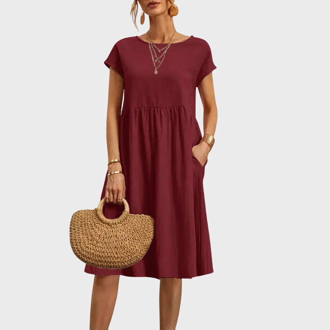 Ankica - Simple dress with pockets