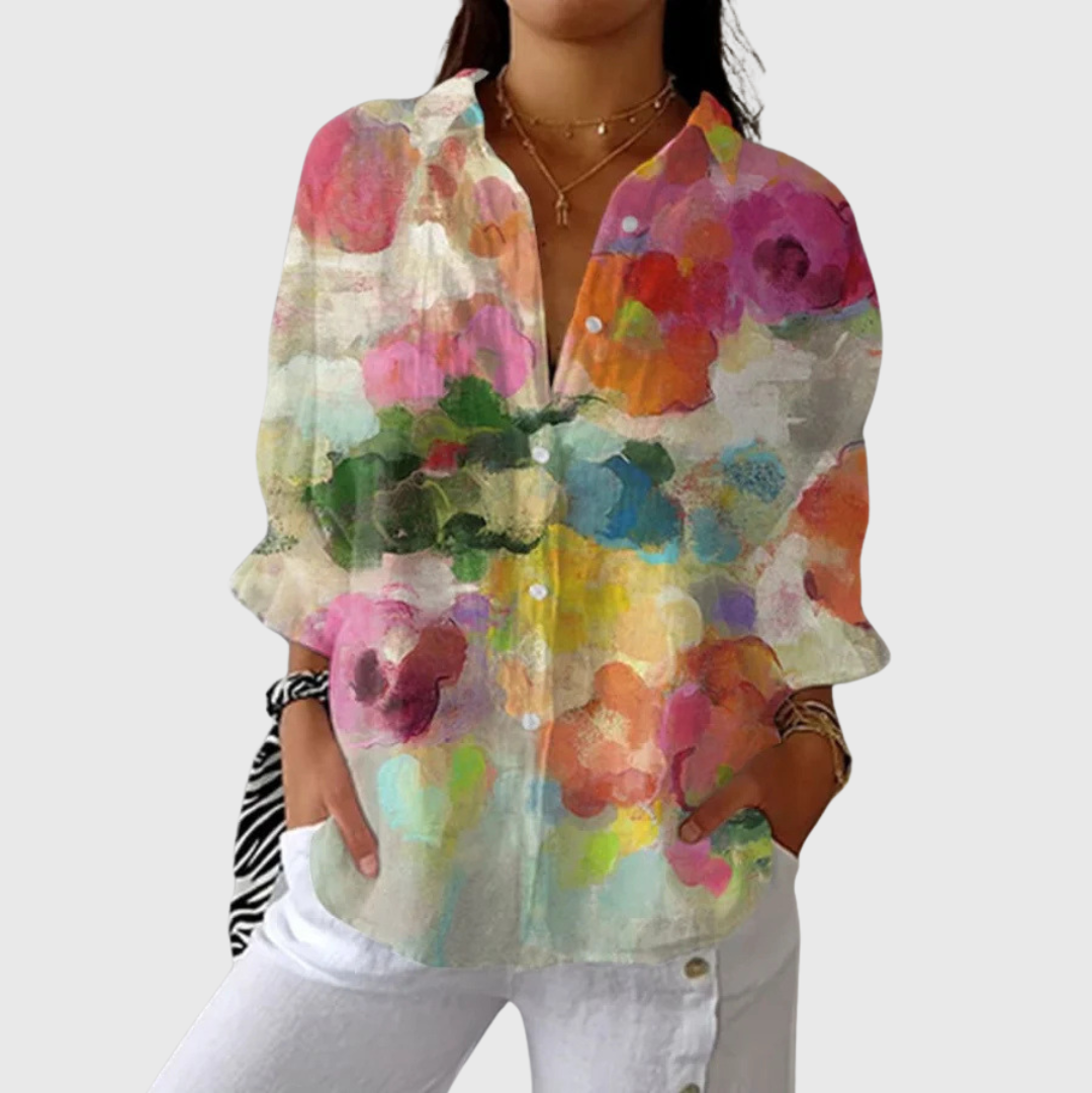 Lightweight and Colourful Printed Blouse