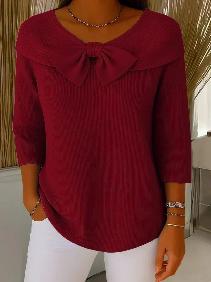 Trinidad | Knot Jumper with Round Neck