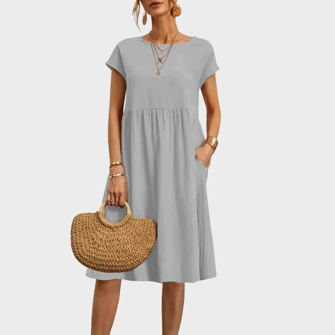 Ankica - Simple dress with pockets