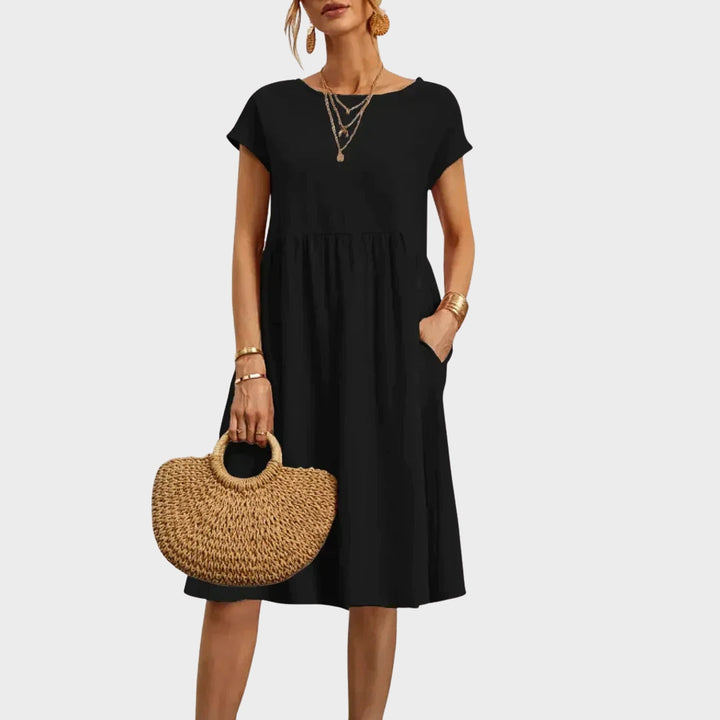 Ankica - Simple dress with pockets