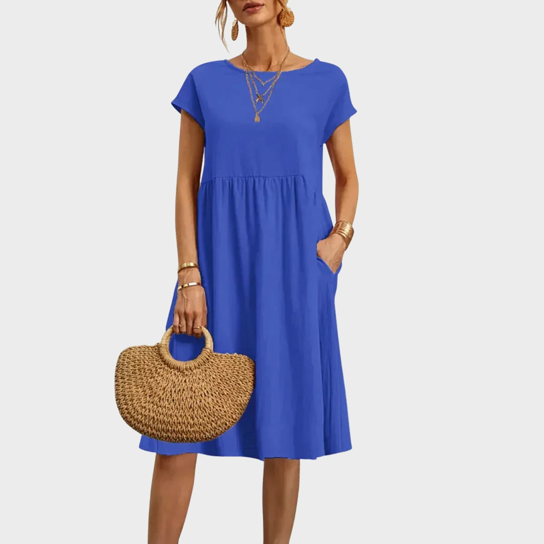 Ankica - Simple dress with pockets