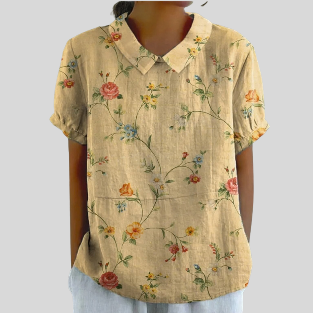 Floral Top Comfortable and Elegant