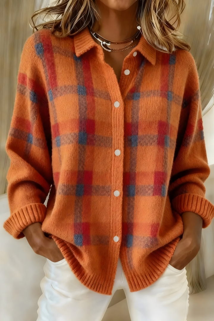 Corinne | Check Cardigan