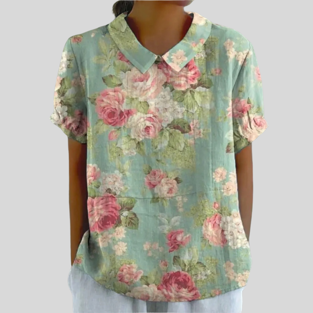 Floral Comfortable and Elegant Top