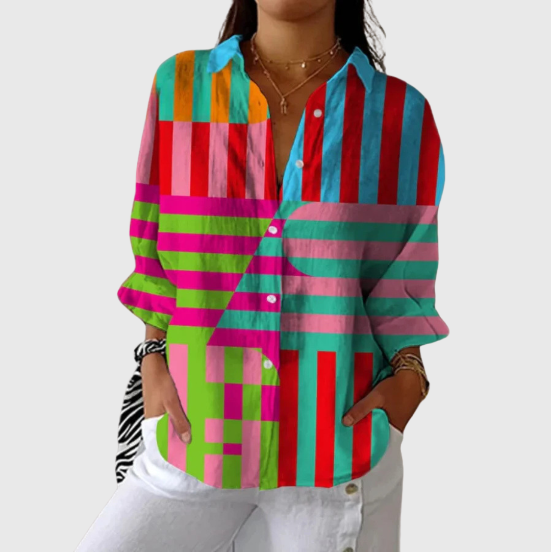 Light and Colourful Printed Blouse