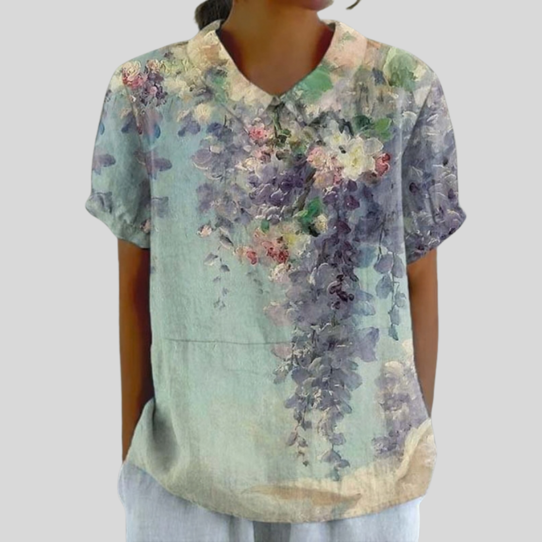 Elegant Comfortable Floral Top