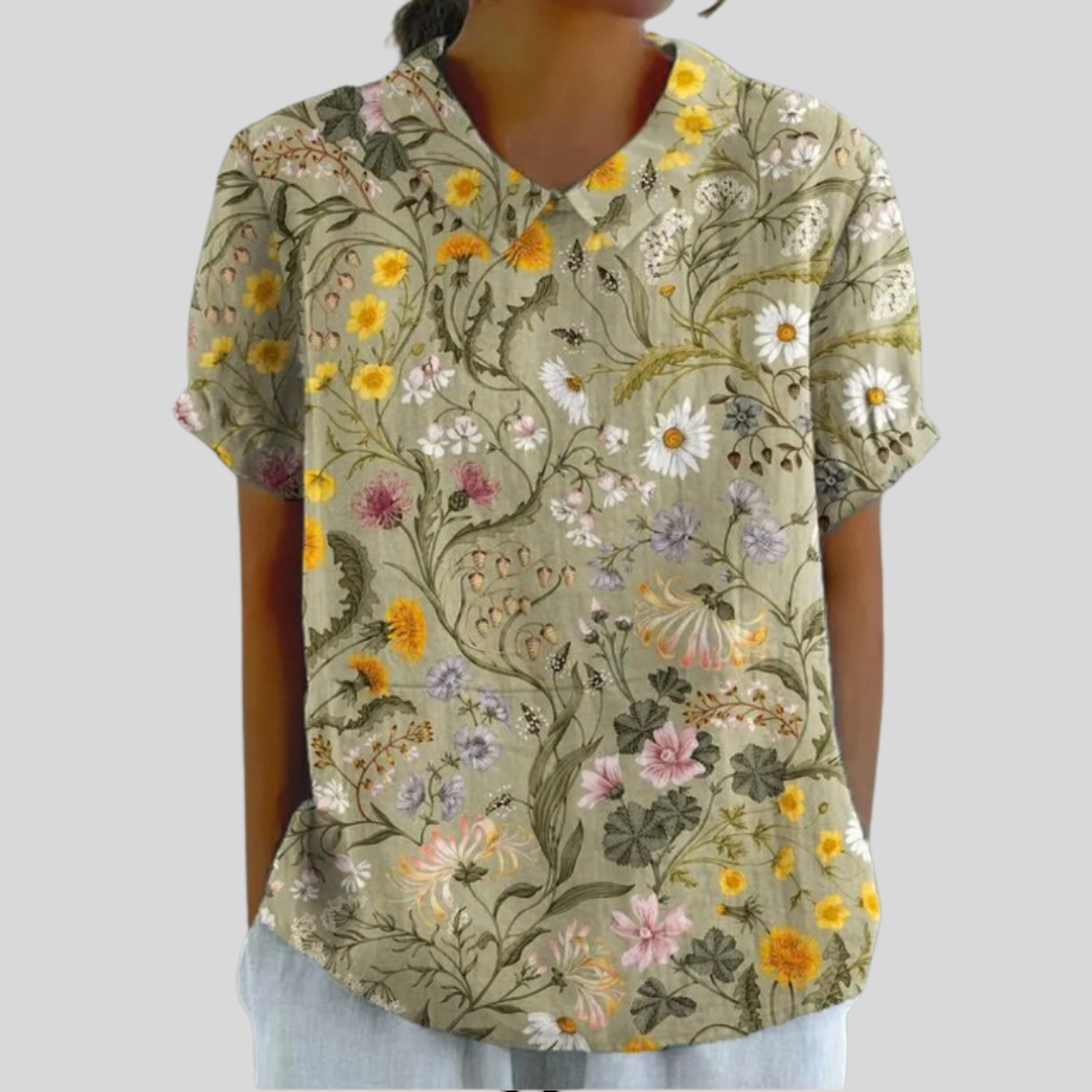 Floral Top Comfortable and Elegant