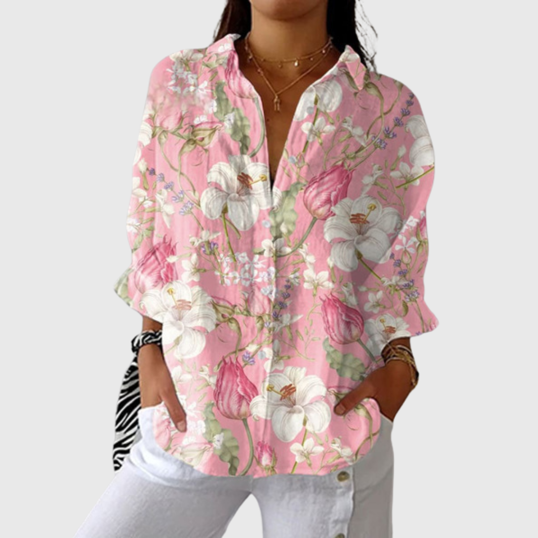 Light and Colourful Blouse with Print