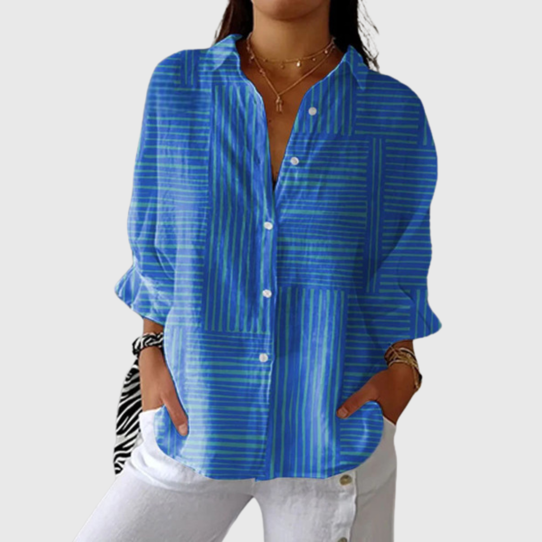 Light and Colourful Blouse with Print