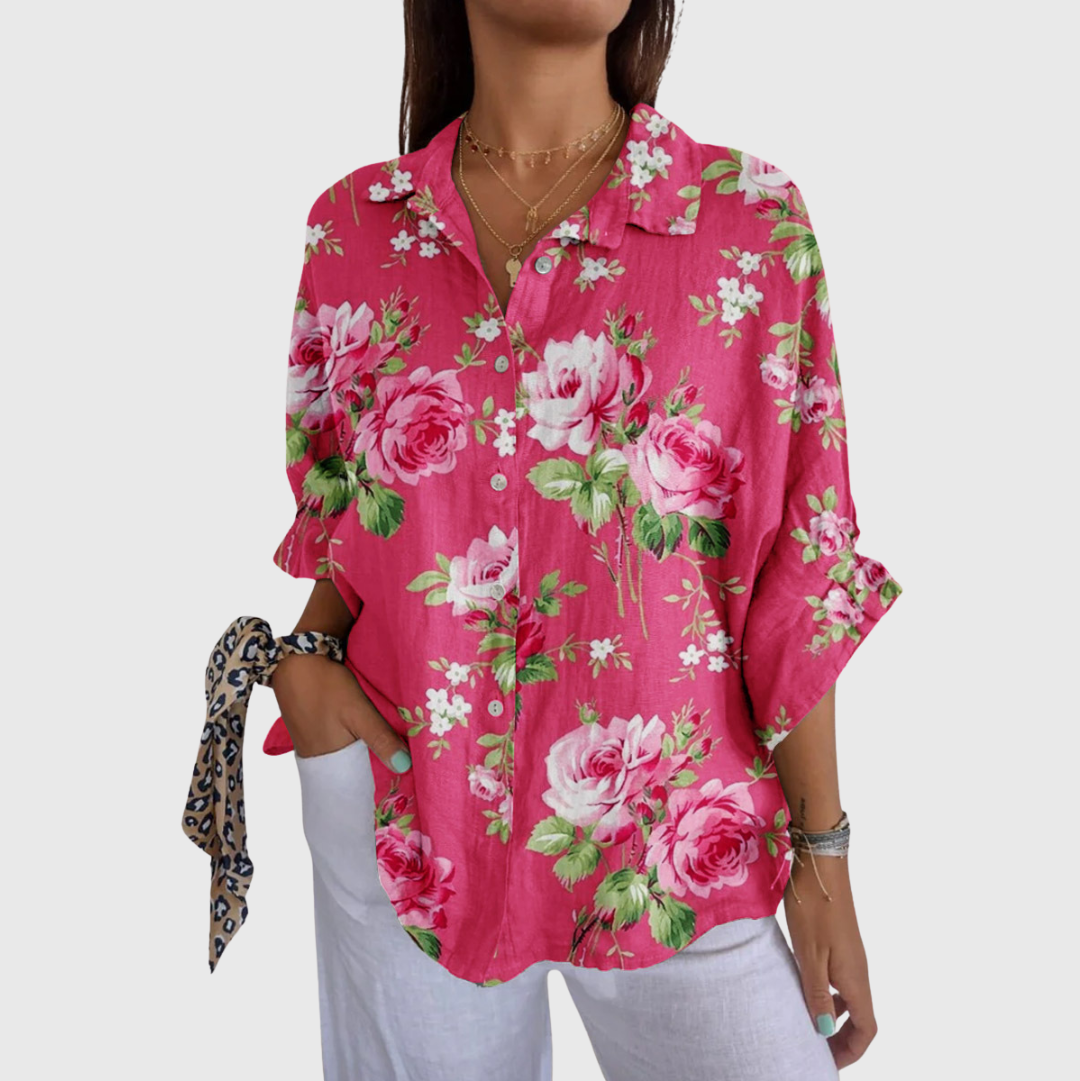 Light and Colourful Blouse with Print