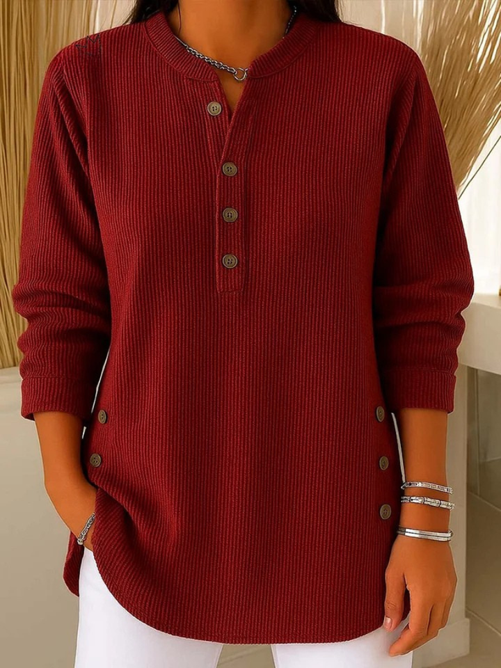 Nièves | Henley Tunic with Buttons