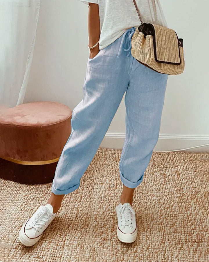 Comfortable and Elegant Fluid Trousers