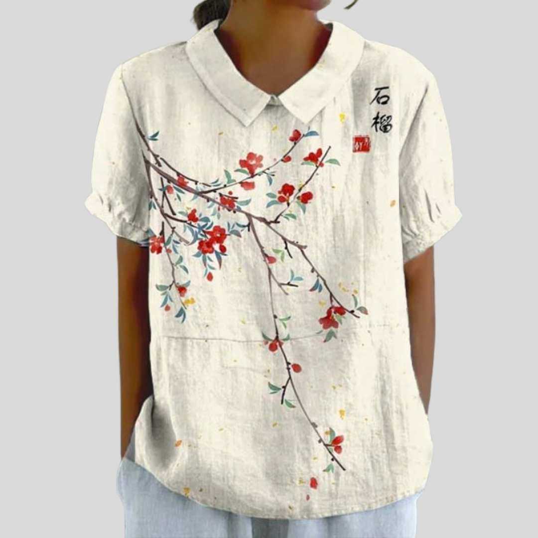 Floral Top Comfortable and Elegant