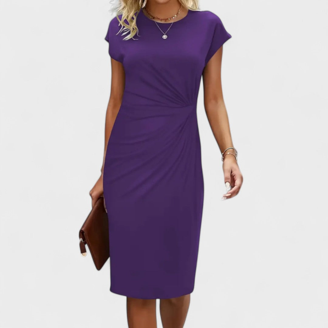 Elvira - Short Sleeve Evening Dress