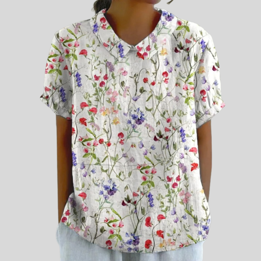 Elegant Comfortable Floral Top
