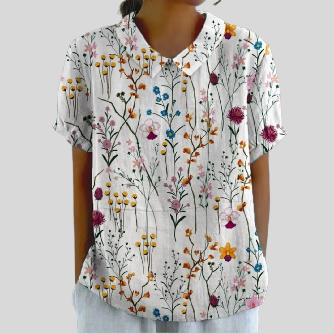 Floral Top Comfortable and Elegant