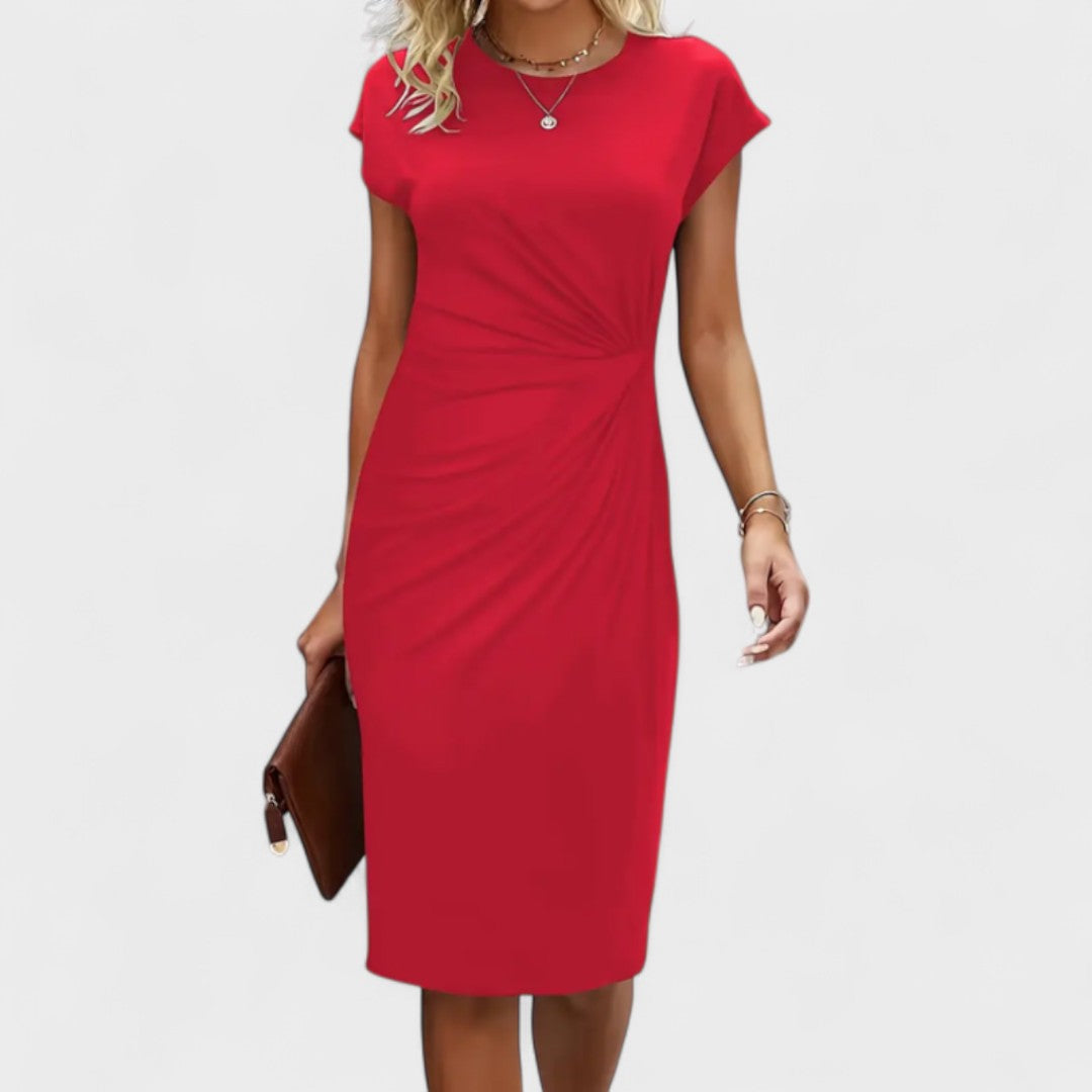 Elvira - Short Sleeve Evening Dress