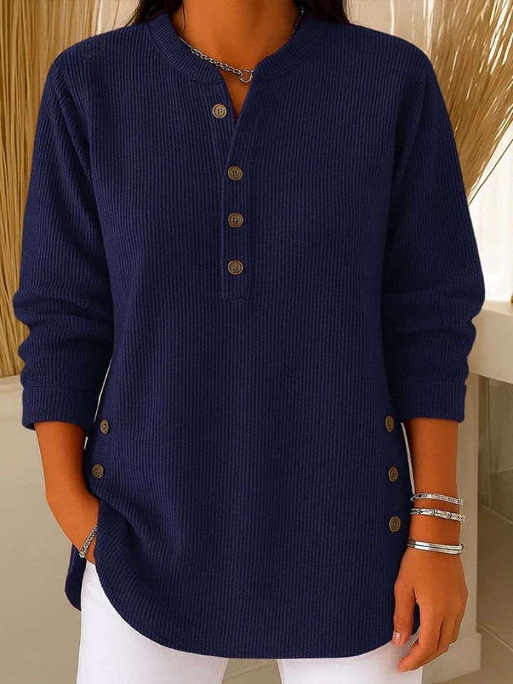 Nièves | Henley Tunic with Buttons