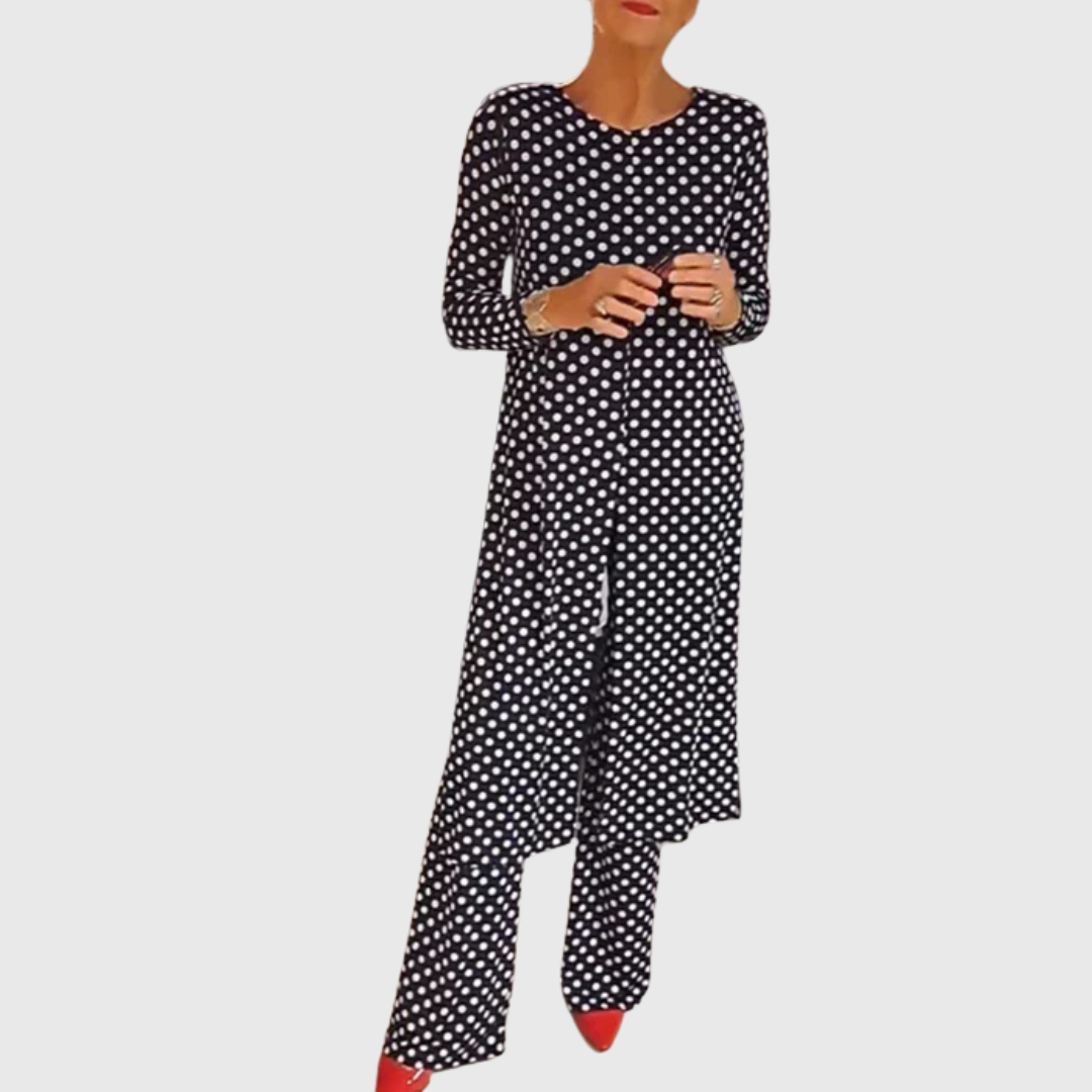 Nikolina - Charming Polka Dot Jumpsuit