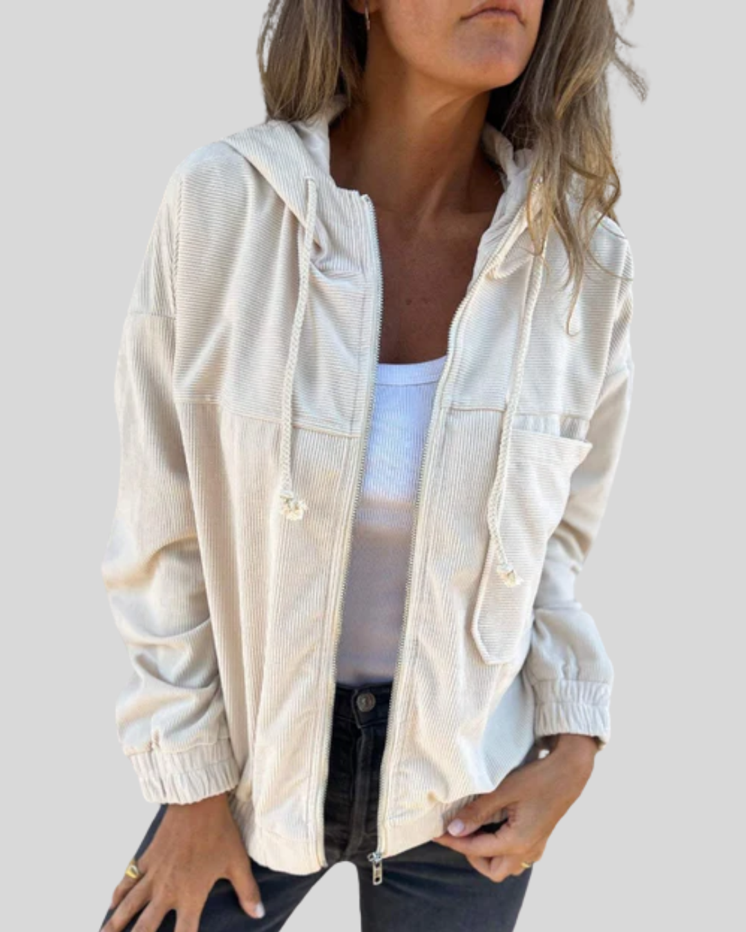 Mabel | Soft Gilet with Zip