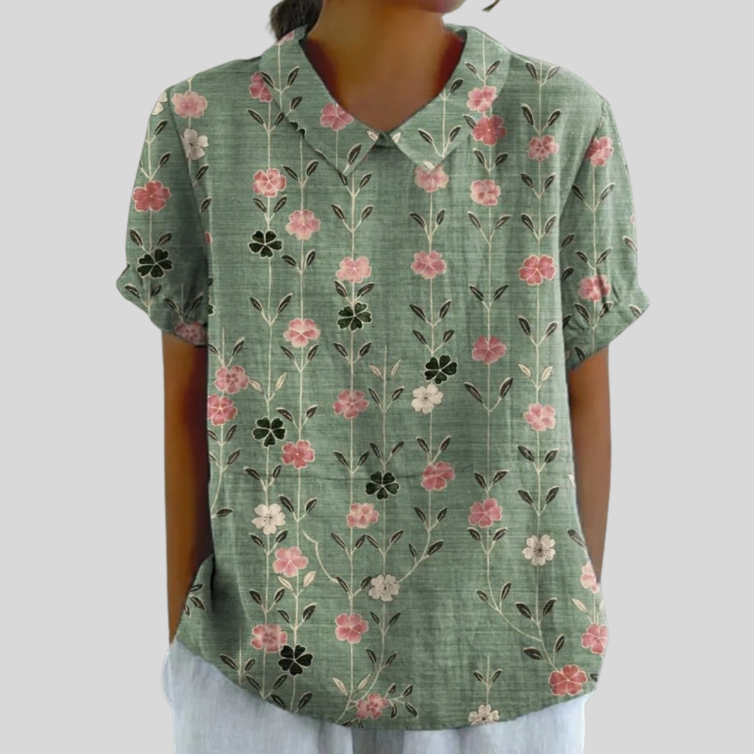Elegant Comfortable Floral Top