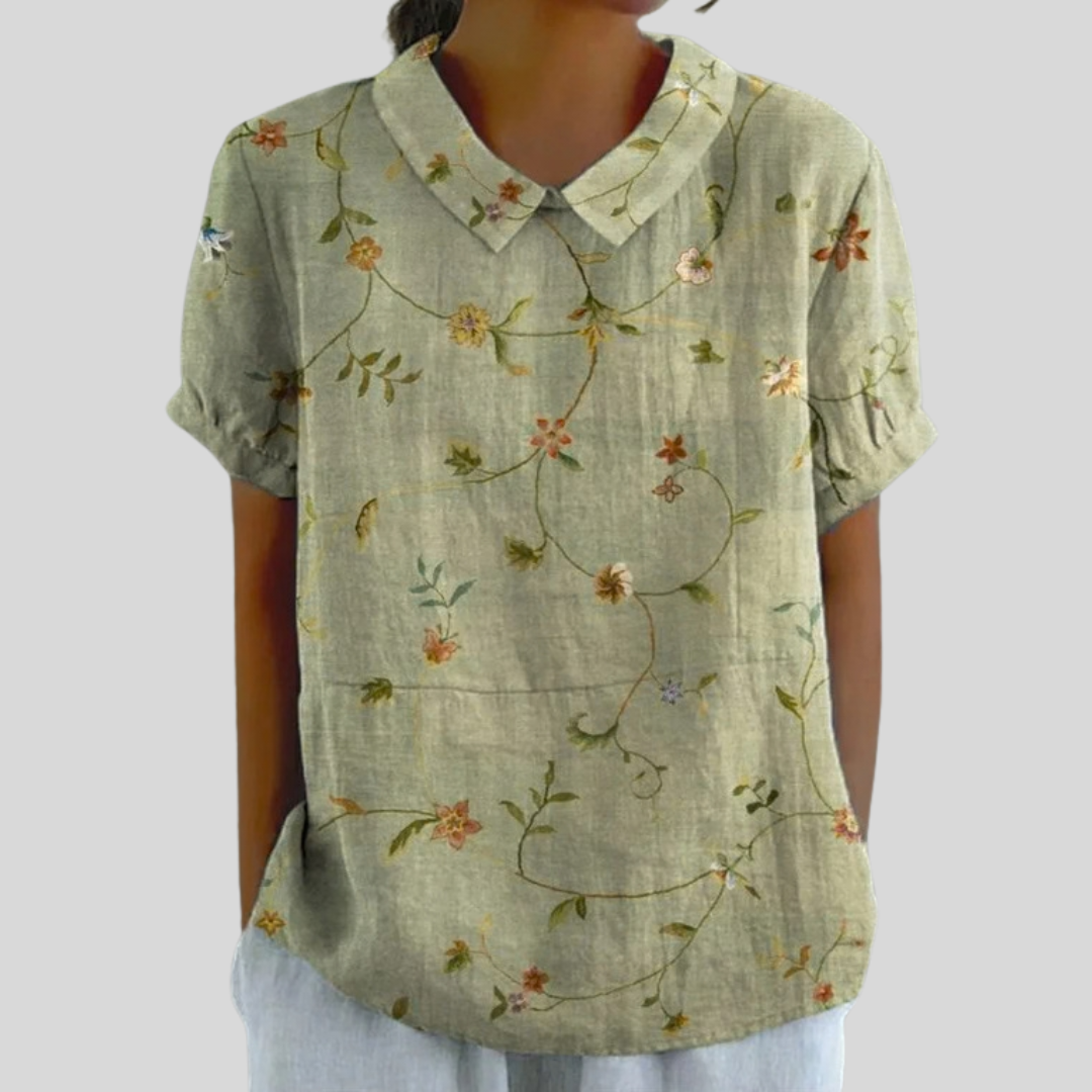 Elegant Comfortable Floral Top