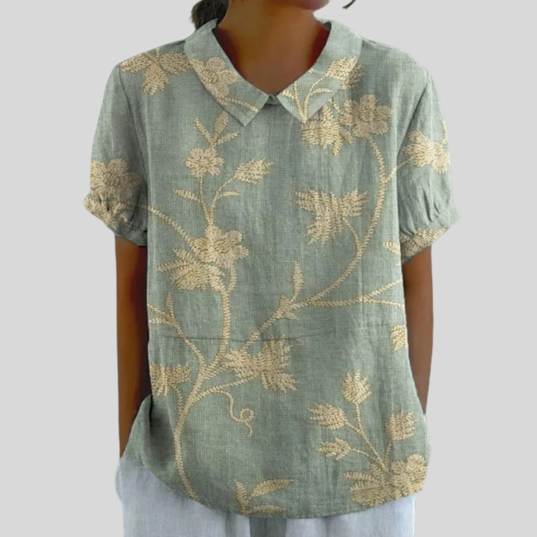 Elegant Comfortable Floral Top