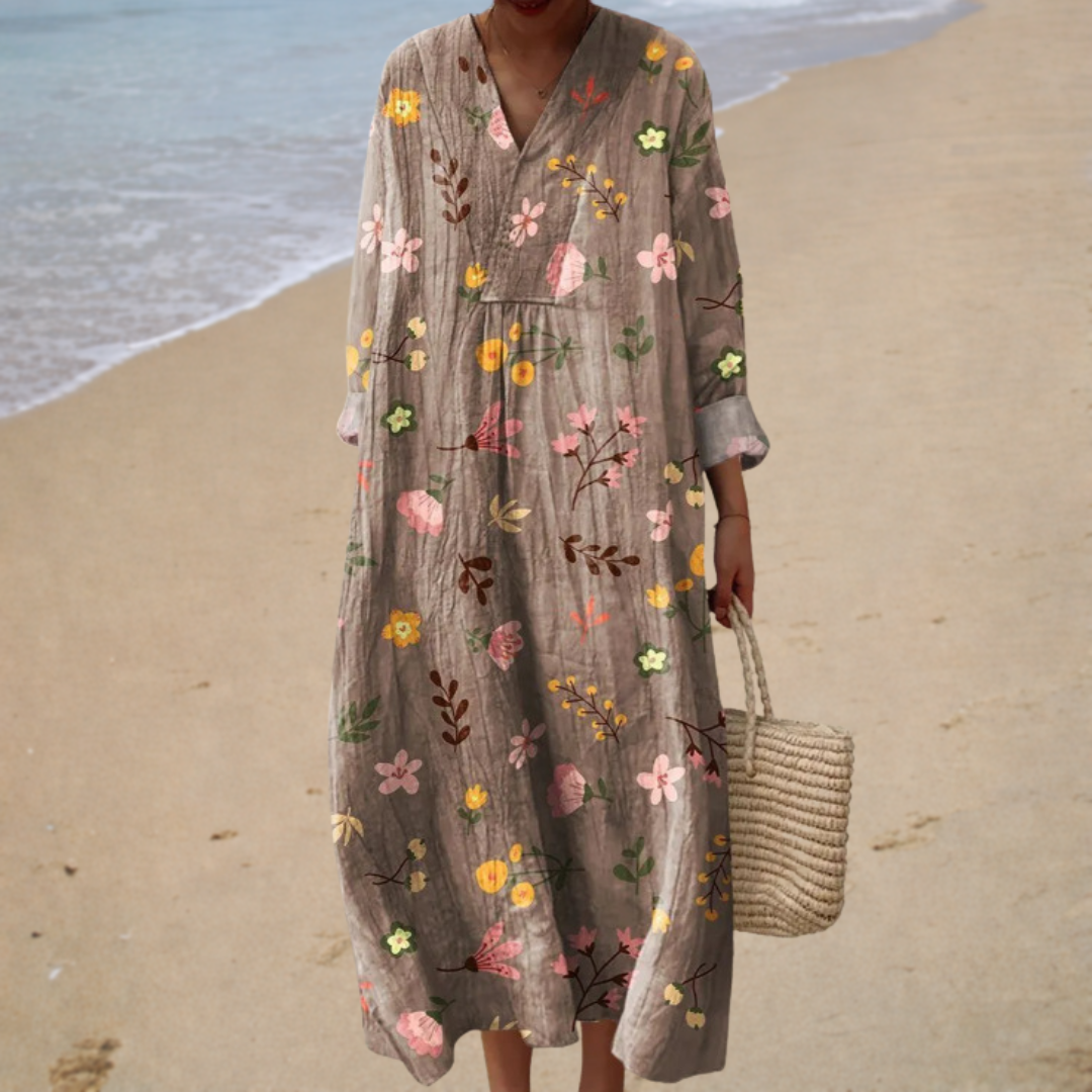 Flattering Summer Printed Dress