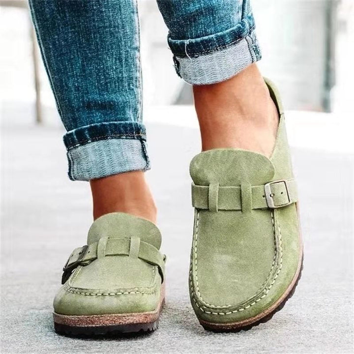 Lyra - Suede Leather Orthopaedic Moccasins
