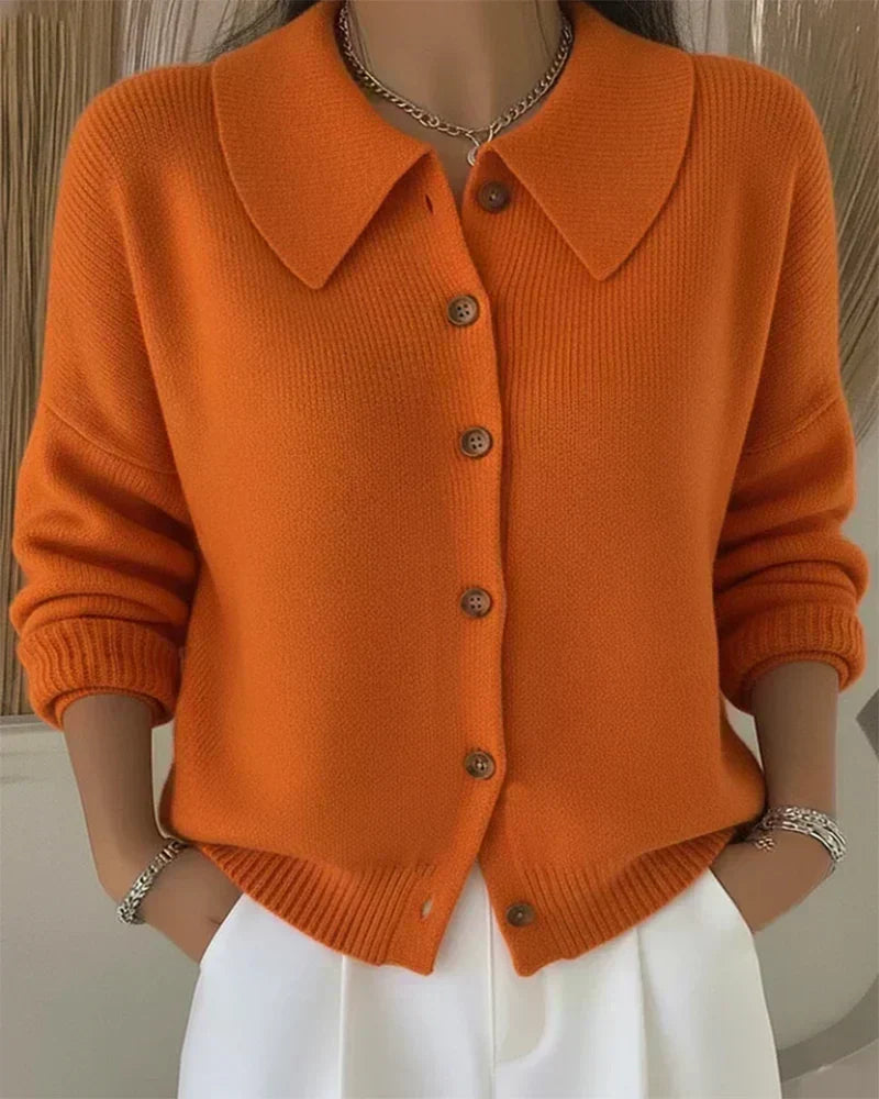 Vega | Knitted Jacket with Collar