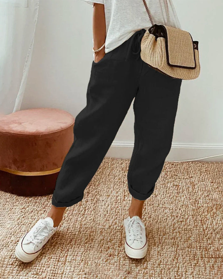 Comfortable and Elegant Fluid Trousers