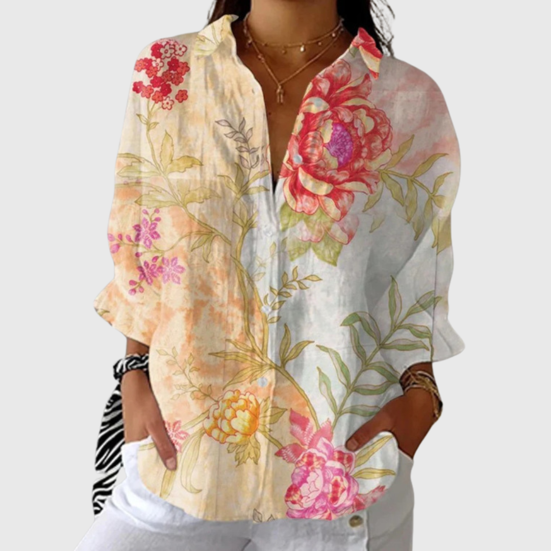 Light and Colourful Blouse with Print