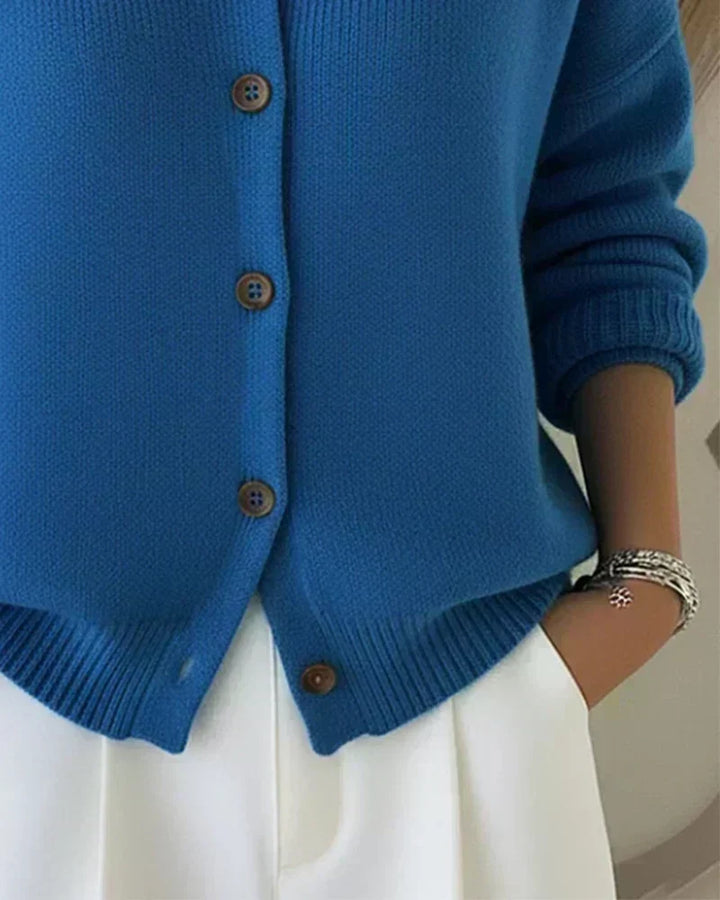 Vega | Knitted Jacket with Collar