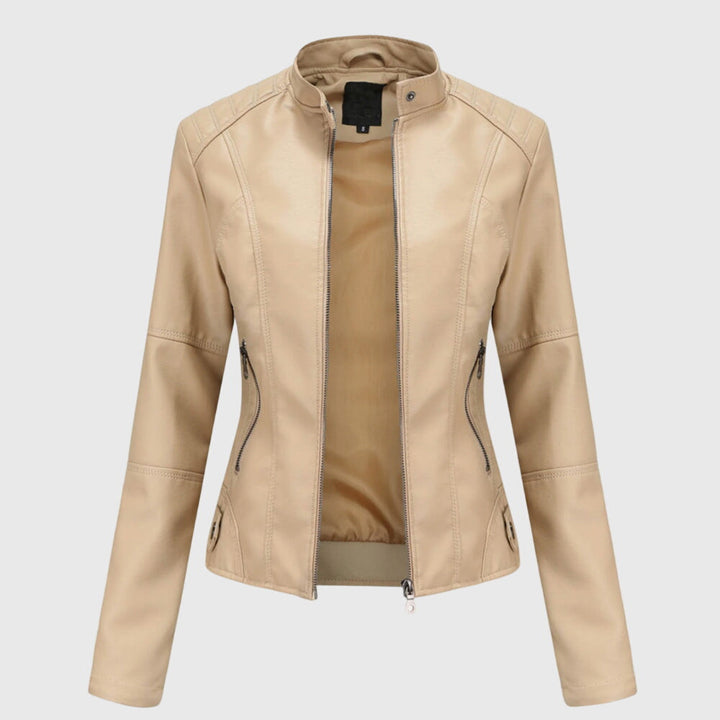 Giorgina™ - Elegant Leather Jacket for Women