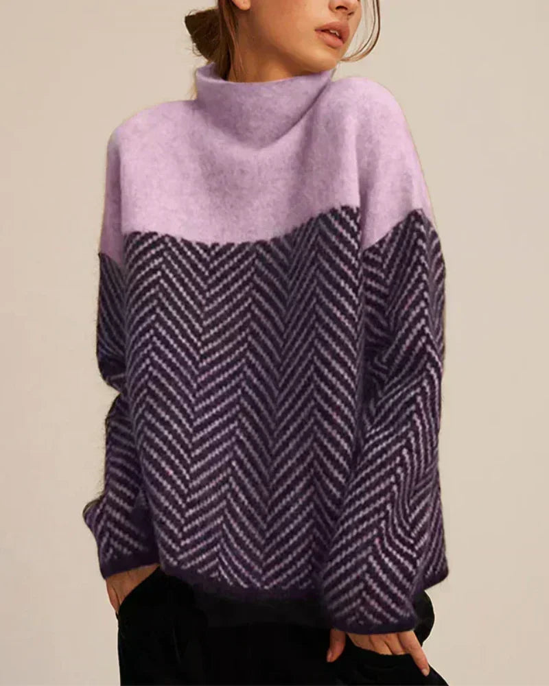 Norah | Cotton High Neck Jumper