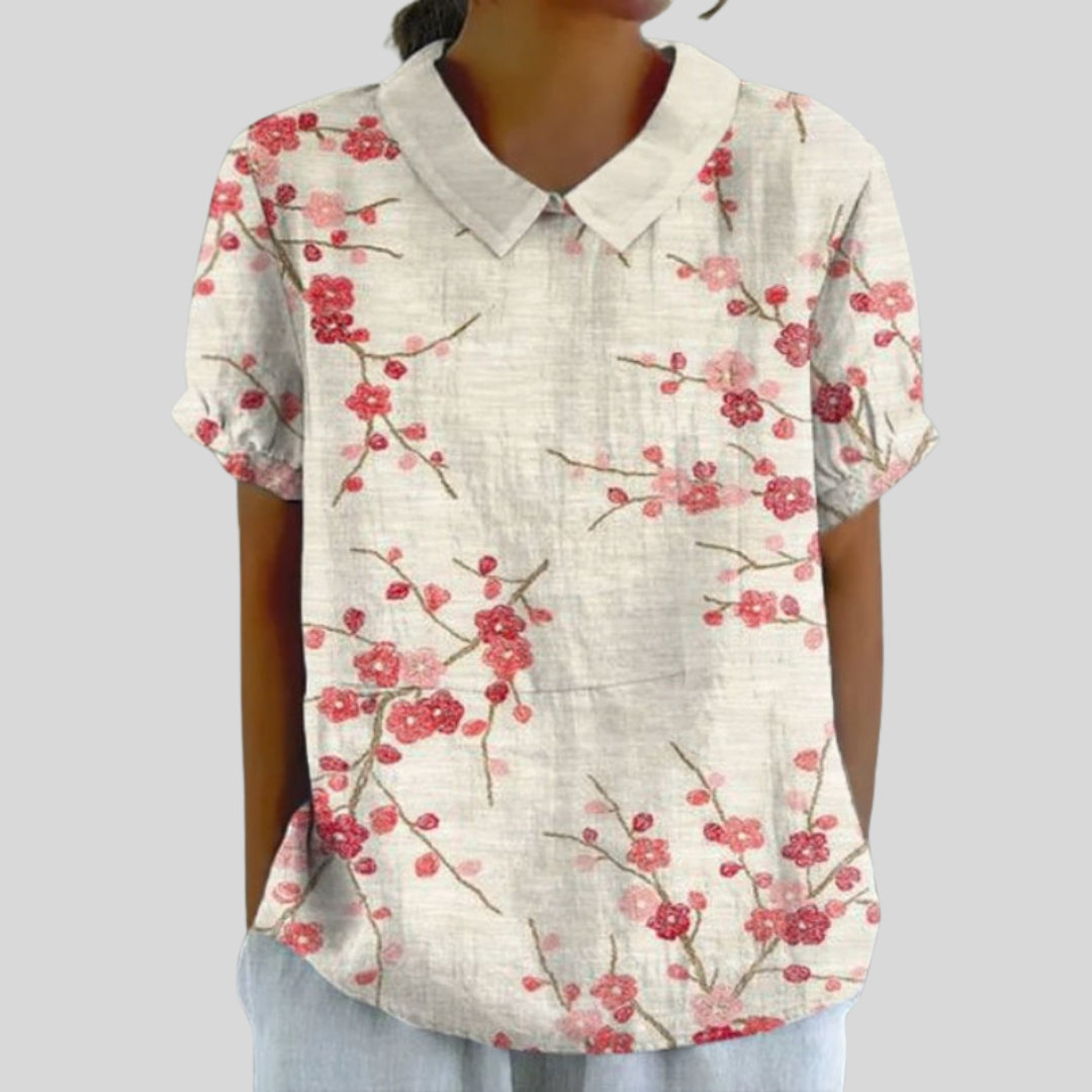 Elegant Comfortable Floral Top