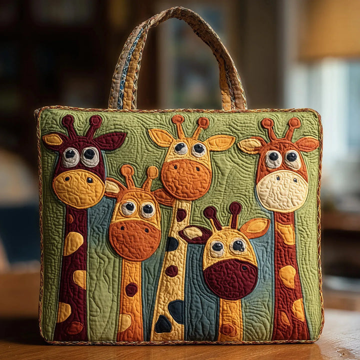 Padded Tote Bag - Giraffe