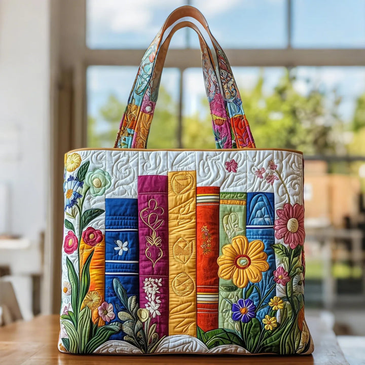 Artisan Tote Bag - Floral Library