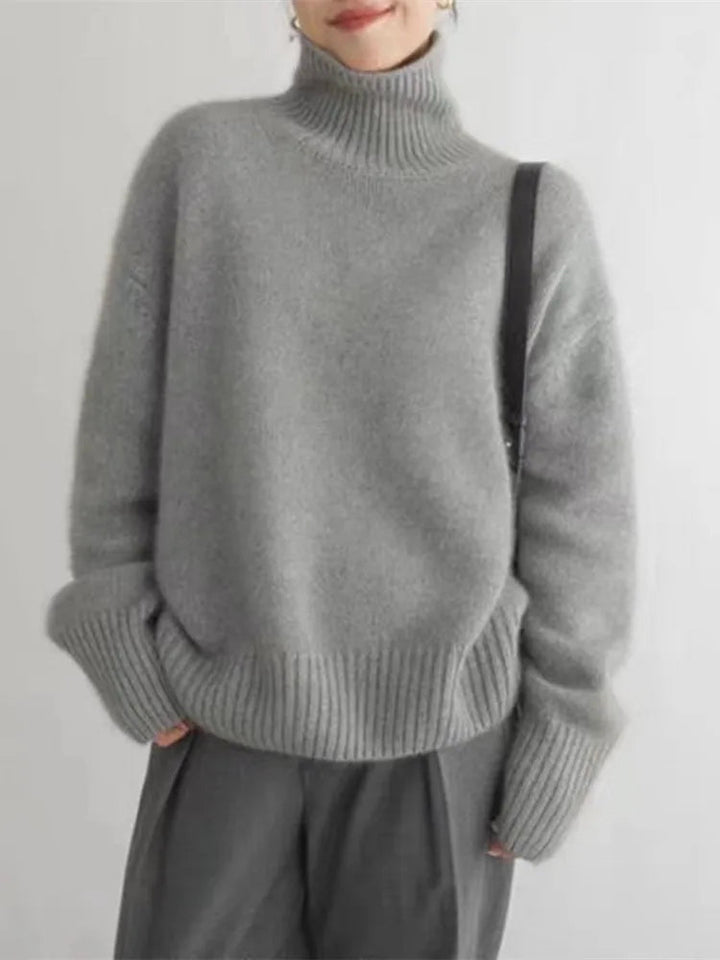 Amaya | Luxurious Cashmere Roll Neck Jumper