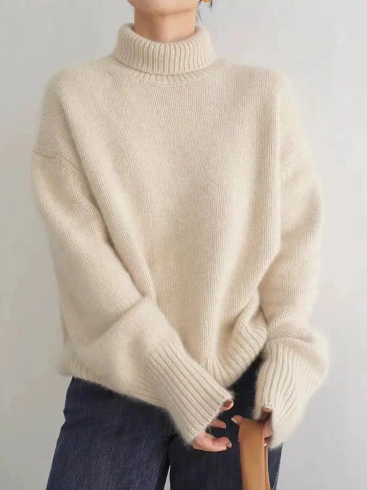 Amaya | Luxurious Cashmere Roll Neck Jumper
