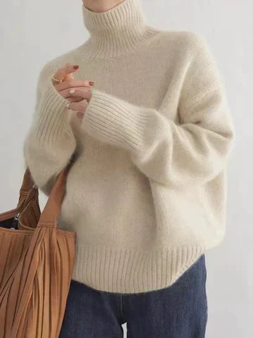 Amaya | Luxurious Cashmere Roll Neck Jumper