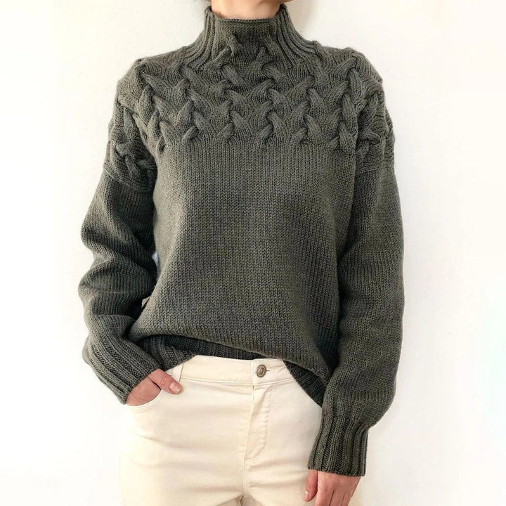 Elena | High Neck Jumper